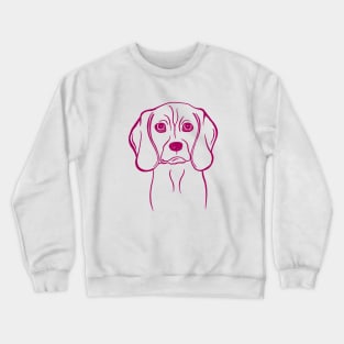 Beagle (Marigold and Burgundy) Crewneck Sweatshirt